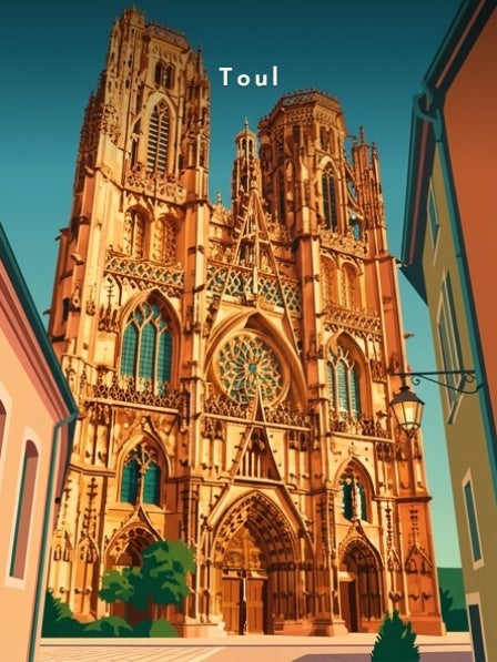 Façade de la cathédrale Saint-Étienne — Pôdevache, visuel seul