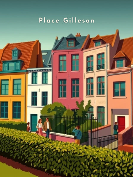 Place Gilleson — Pôdevache, visuel seul