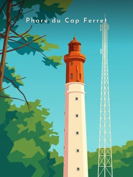 Phare du Cap Ferret — Pôdevache, visuel seul