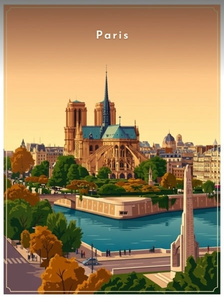 Notre-Dame depuis le pont de la Tournelle — Pôdevache, visuel seul