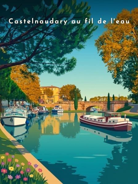Castelnaudary au fil de l'eau — Pôdevache, visuel seul