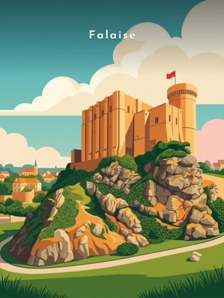Le château sur son éperon rocheux — Pôdevache, visuel seul