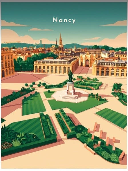 Le jardin éphémère, place Stanislas — Pôdevache, visuel seul
