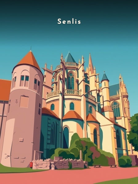 Chevet de la cathédrale Notre-Dame — Pôdevache, visuel seul