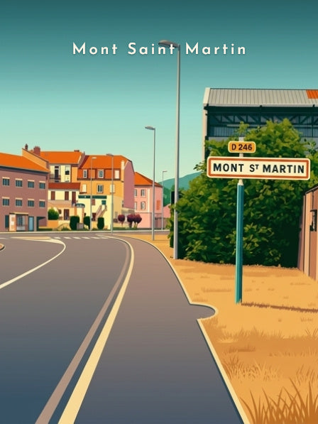 Entrée de ville par la D 246 — Pôdevache, visuel seul