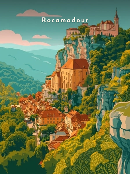 Vue oblique le long de la gorge — Pôdevache, visuel seul