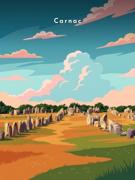 Les alignements de menhirs — Pôdevache, visuel seul