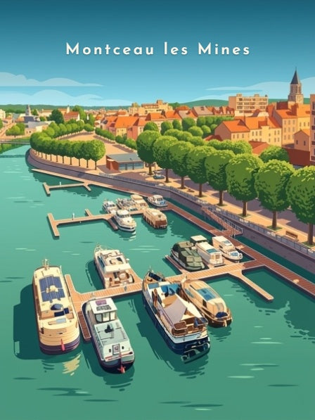 Le port de plaisance — Pôdevache, visuel seul