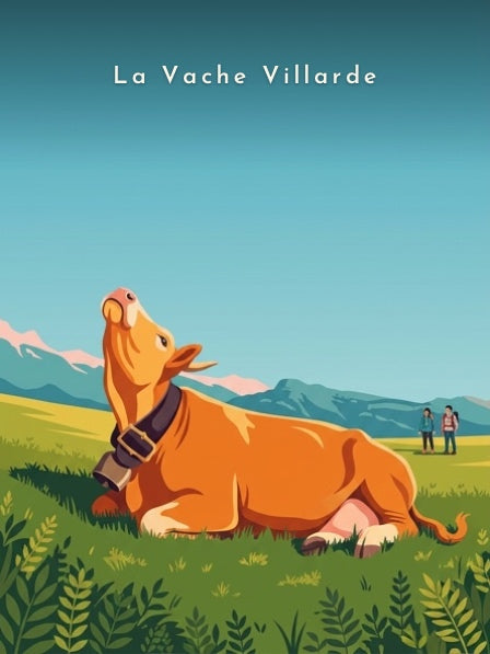 La Vache Villarde — Pôdevache, visuel seul