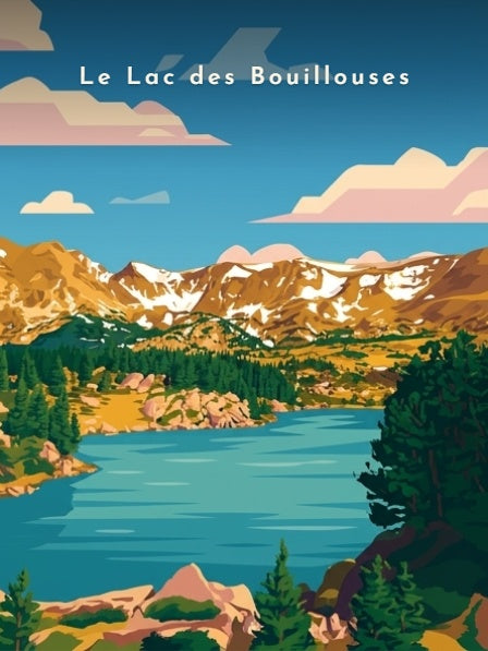 Le Lac des Bouillouses — Pôdevache, visuel seul