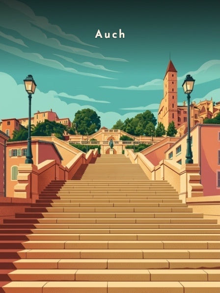 L'Escalier monumental — Pôdevache, visuel seul