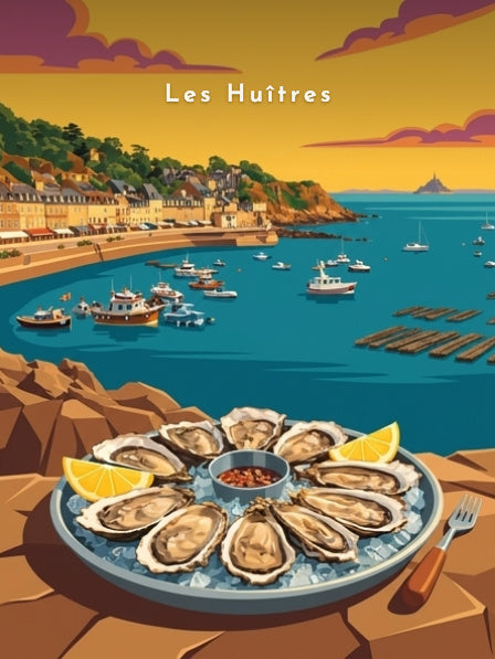Les Huîtres — Pôdevache, visuel seul