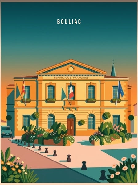 L'Hôtel de Ville — Pôdevache, visuel seul