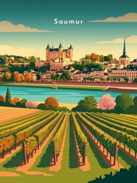 Le château depuis les vignes — Pôdevache, visuel seul