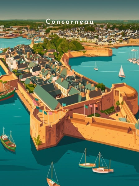 Les bastions de la Ville Close — Pôdevache, visuel seul