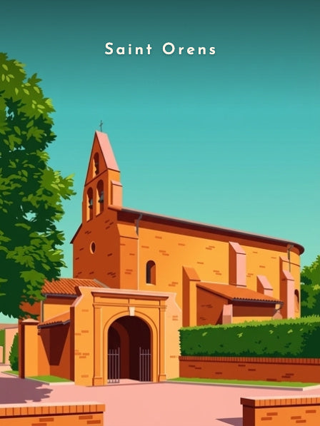 Église Saint-Orens — Pôdevache, visuel seul