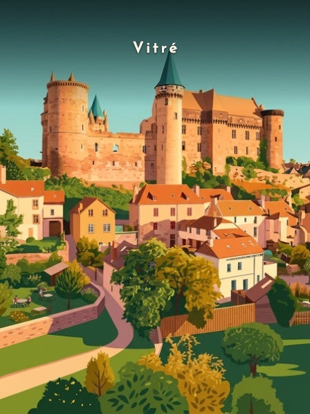Le château au-dessus des toits — Pôdevache, visuel seul