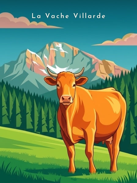 La Vache Villarde — Pôdevache, visuel seul