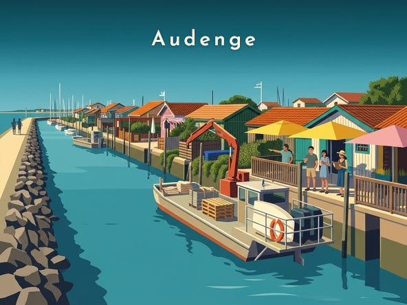 Le port ostréicole — Pôdevache, visuel seul