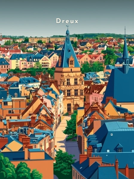 Vue sur le Beffroi — Pôdevache, visuel seul