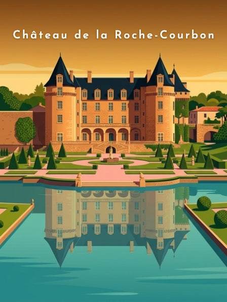 Château de la Roche-Courbon — Pôdevache, visuel seul