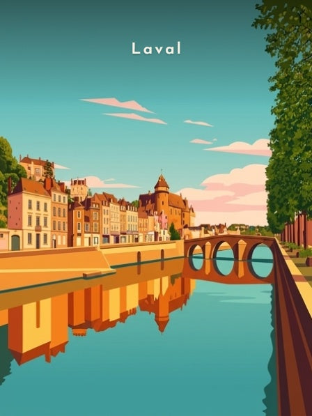 Le Pont Vieux et ses reflets — Pôdevache, visuel seul