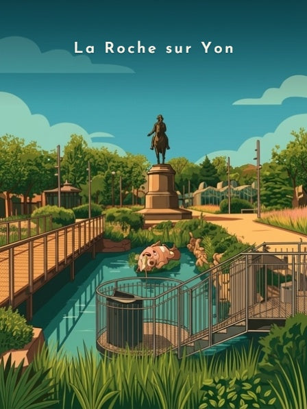 Passerelle de la place Napoléon — Pôdevache, visuel seul