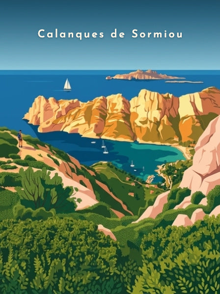 Calanques de Sormiou — Pôdevache, visuel seul