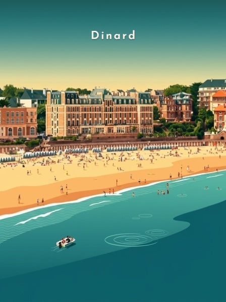 Plage de l'Écluse depuis la mer — Pôdevache, visuel seul
