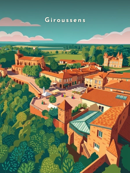 L'église Saint-Salvy et les remparts — Pôdevache, visuel seul