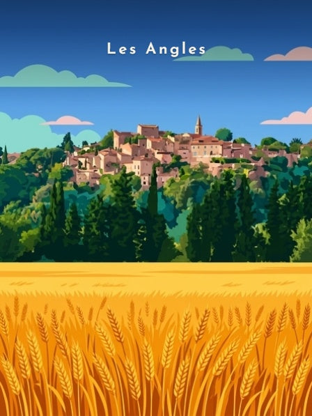 Vue sur le vieux village — Pôdevache, visuel seul