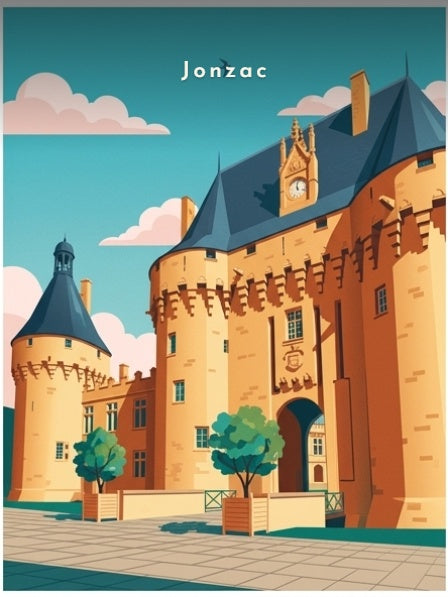 Châtelet d'entrée du château — Pôdevache, visuel seul
