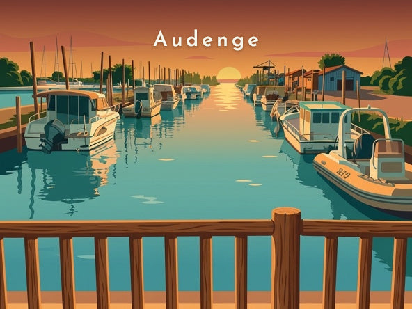 Le port ostréicole — Pôdevache, visuel seul