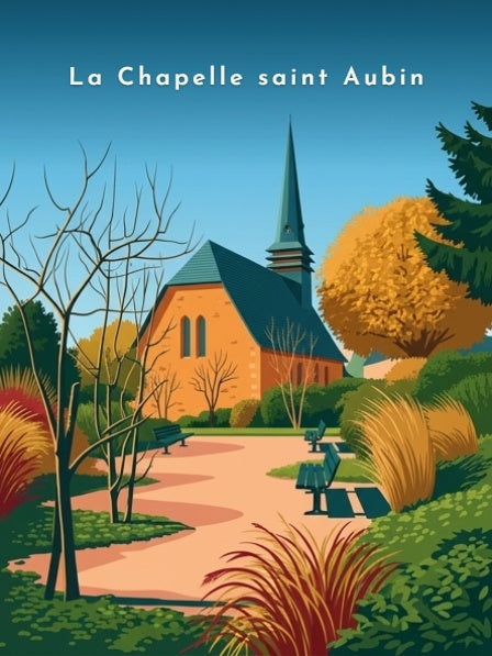 L'église Saint-Aubin — Pôdevache, visuel seul
