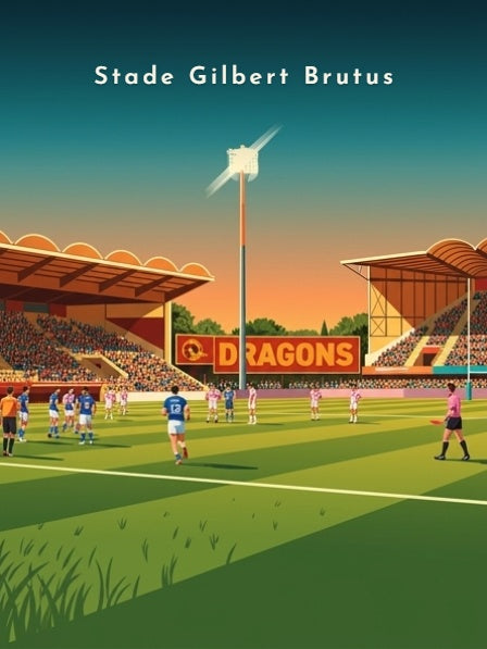 Stade Gilbert Brutus — Pôdevache, visuel seul
