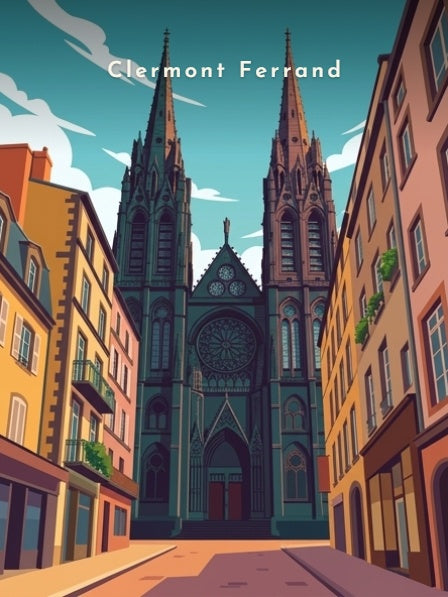Rue des Gras et la cathédrale — Pôdevache, visuel seul