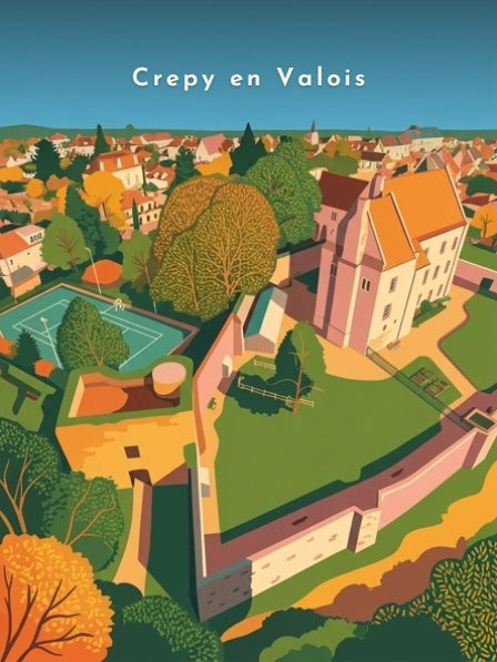 Le Château, vue plongeante — Pôdevache, visuel seul