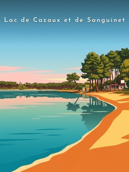 Lac de Cazaux et de Sanguinet — Pôdevache, visuel seul