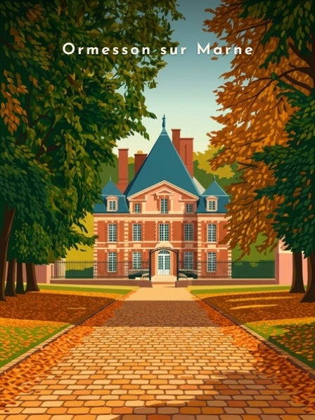 L'allée pavée du château — Pôdevache, visuel seul