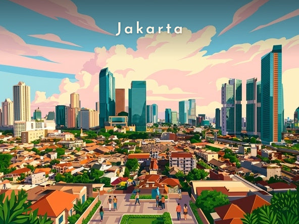 Panorama sur la skyline — Pôdevache, visuel seul