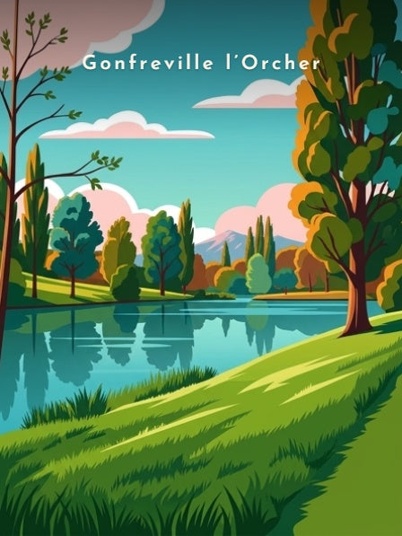 Les berges arborées — Pôdevache, visuel seul
