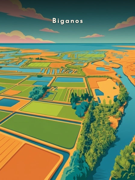 Le delta de la Leyre — Pôdevache, visuel seul