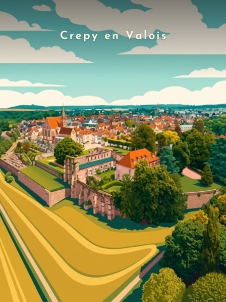Le Château depuis les champs — Pôdevache, visuel seul