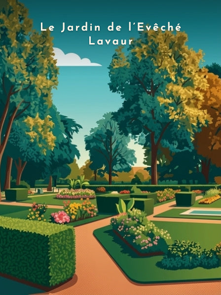 Le Jardin de l’Évêché Lavaur — Pôdevache, visuel seul