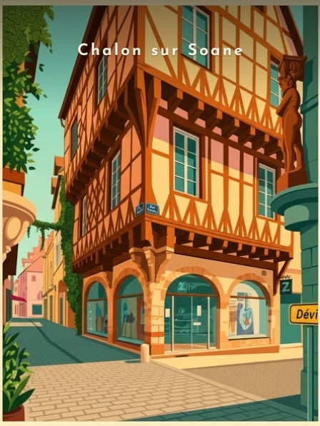 Chalon sur Soane — Pôdevache, visuel seul