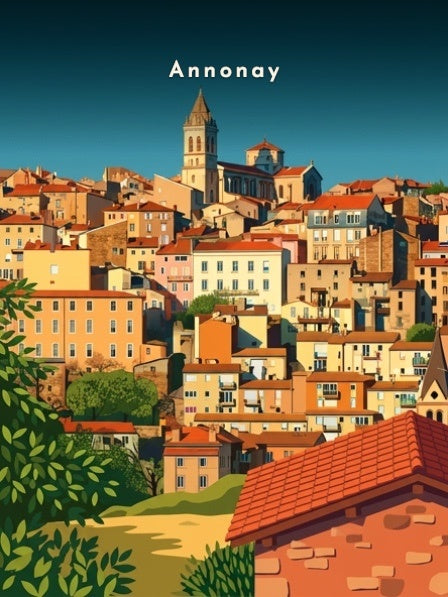 La vieille ville et l'église Notre-Dame — Pôdevache, visuel seul
