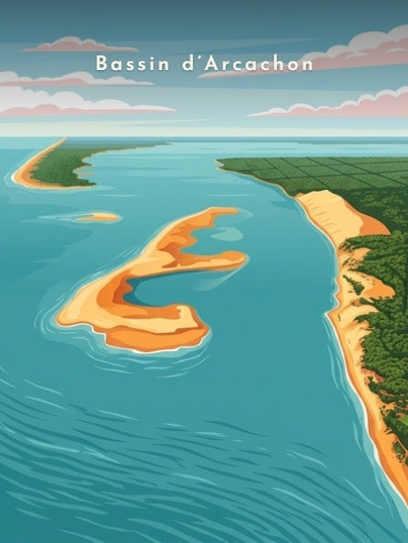 Bassin d’Arcachon — Pôdevache, visuel seul