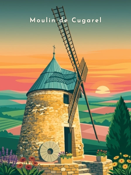 Moulin de Cugarel — Pôdevache, visuel seul