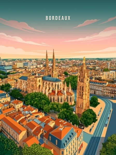 Cathédrale et tour Pey-Berland — Pôdevache, visuel seul