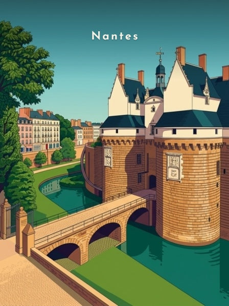 Le pont d'accès au château des ducs — Pôdevache, visuel seul